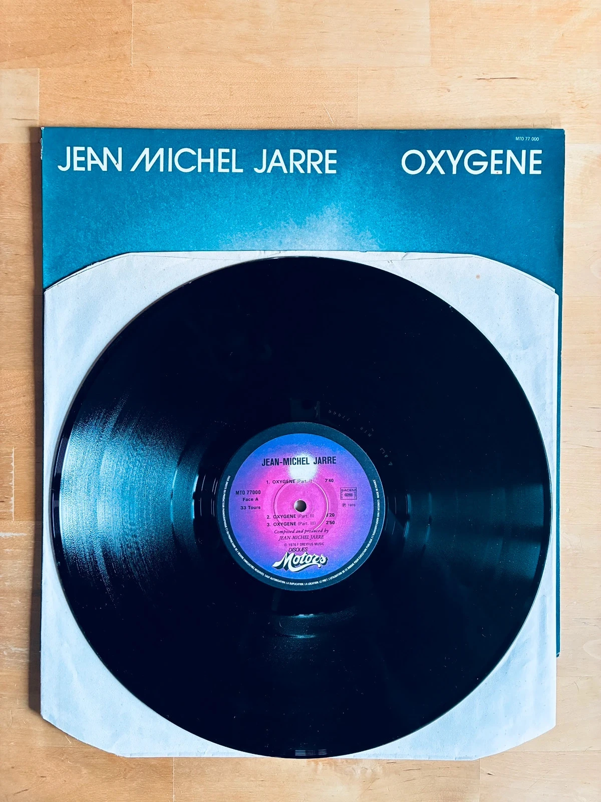 Lote de 3 discos de vinil 33T Jean-Michel Jarre: Oxygène/Equinoxe/Les Chants Magnétiques. – photo 2